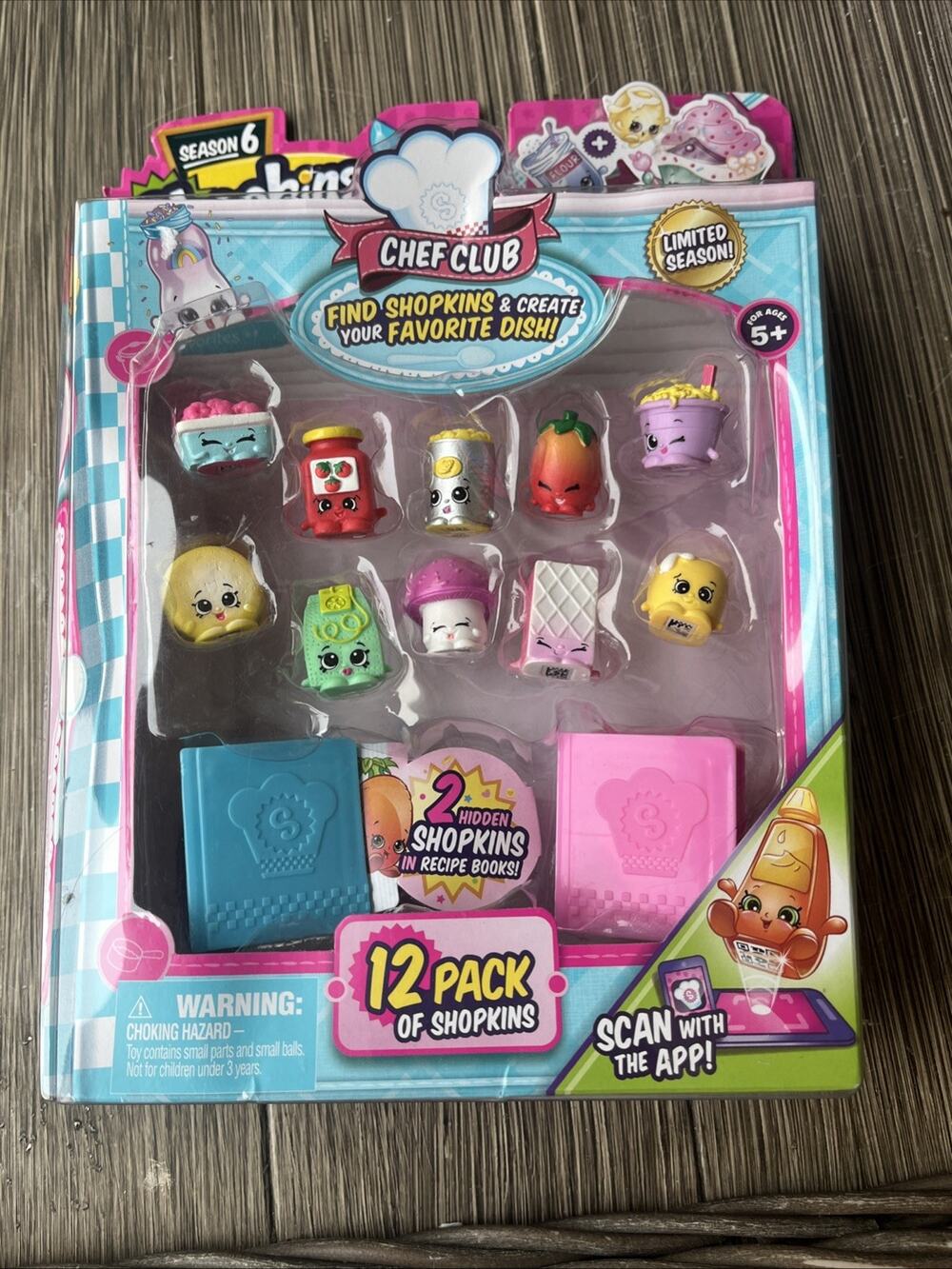 Shopkins Season 6 Chef Club 12-Pack Pretend Food Figures Multicolor